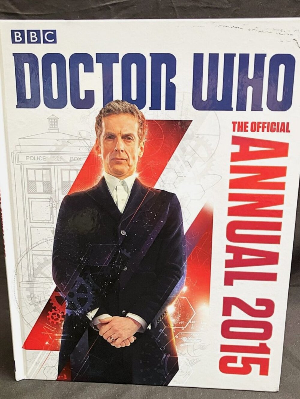 SIGNED by Paul McGann Dr Who Official Annual 2015 Hardcover Book